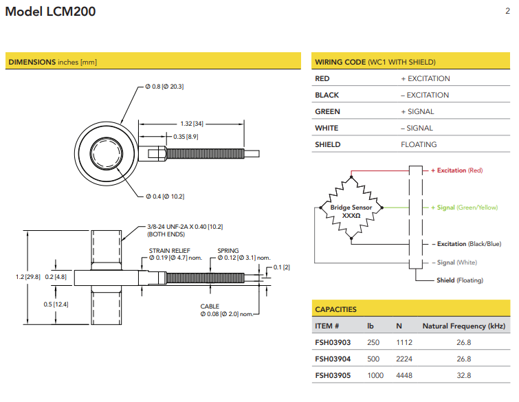 LCM200-250lb稱(chēng)重傳感器